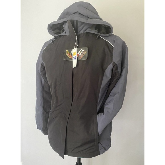 NWT Womens Core 365 Jacket Warm Lined Zip Hood Wind Breaker Reflective Medium - Picture 1 of 8